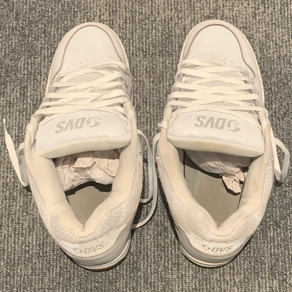 DVS Men's Enduro 125 Leather Skate Shoe, White, Size 12  (obo)